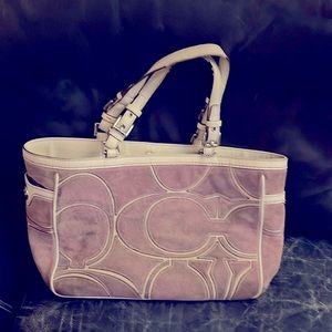 Purple vintage coach